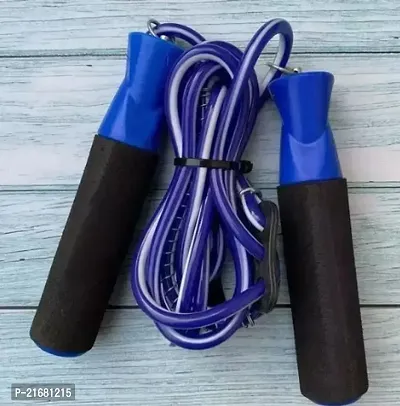 Sports Gym Training  Home Exercise Ball Bearing Skipping Rope (Blue) Length: 274 Cm)