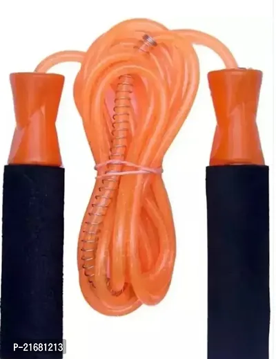 Sports Gym Training  Home Exercise Ball Bearing Skipping Rope (Orange) Length: 274 Cm)