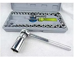 1/4-Inch Socket Set Tool Wrench Combo Tools Kit Pack of 40-thumb3