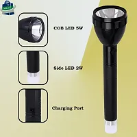 Rechargeable Flashlight with Dual LED Torch-thumb1