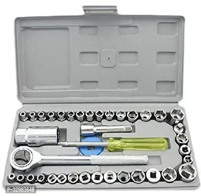 1/4-Inch Socket Set Tool Wrench Combo Tools Kit Pack of 40-thumb0