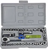 1/4-Inch Socket Set Tool Wrench Combo Tools Kit Pack of 40-thumb4