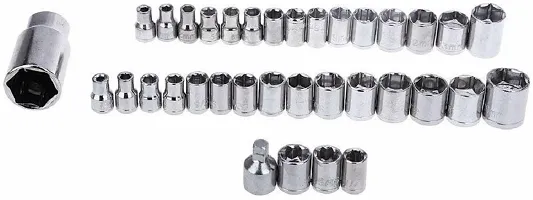 MHAX High_Quality 40pcs 1/4-Inch Socket Set Tool Wrench Combo Tools Kit Car_Repair_ Combination Screwdriver-thumb4