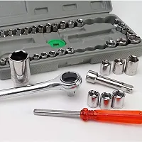 MHAX High_Quality 40pcs 1/4-Inch Socket Set Tool Wrench Combo Tools Kit Car_Repair_ Combination Screwdriver-thumb3