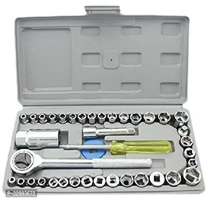 MHAX High_Quality 40pcs 1/4-Inch Socket Set Tool Wrench Combo Tools Kit Car_Repair_ Combination Screwdriver-thumb0