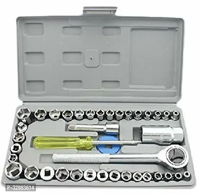 1/4-Inch Socket Set Tool Wrench Combo Tools Kit Pack of 40-thumb0