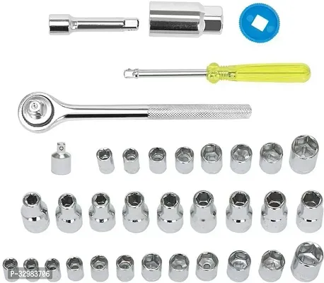 MHAX High_Quality 40pcs 1/4-Inch Socket Set Tool Wrench Combo Tools Kit Car_Repair_ Combination Screwdriver-thumb3