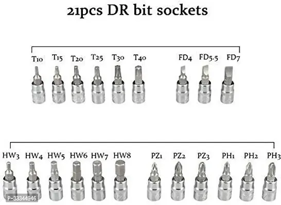 MHAX_High Quality_46 in 1 Pcs Tool_Kit  Screwdriver and Socket Set Multi_Purpose_A Combination Screwdriver-thumb3