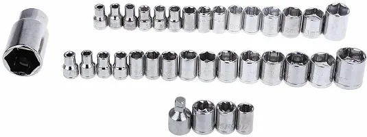 MHAX High_Quality 40pcs 1/4-Inch Socket Set Tool Wrench Combo Tools Kit Car_Repair_ Combination Screwdriver-thumb3