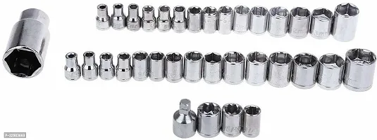 MHAX High_Quality 40pcs 1/4-Inch Socket Set Tool Wrench Combo Tools Kit Car_Repair_ Combination Screwdriver-thumb4