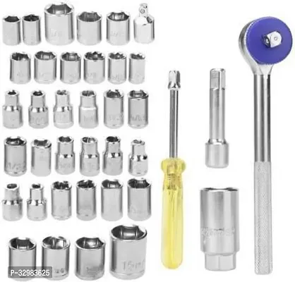 MHAX High_Quality 40pcs 1/4-Inch Socket Set Tool Wrench Combo Tools Kit Car_Repair_ Combination Screwdriver-thumb5