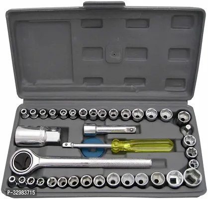 MHAX High_Quality 40pcs 1/4-Inch Socket Set Tool Wrench Combo Tools Kit Car_Repair_ Combination Screwdriver-thumb0