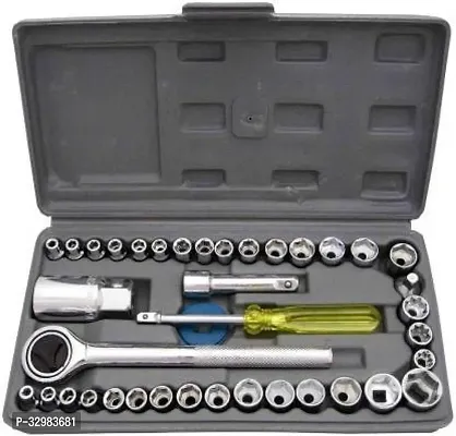 MHAX High_Quality 40pcs 1/4-Inch Socket Set Tool Wrench Combo Tools Kit Car_Repair_ Combination Screwdriver-thumb0