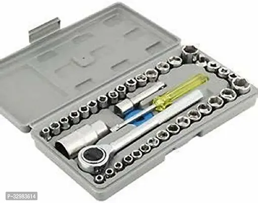 1/4-Inch Socket Set Tool Wrench Combo Tools Kit Pack of 40-thumb2