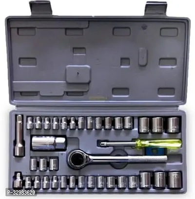 1/4-Inch Socket Set Tool Wrench Combo Tools Kit Pack of 40