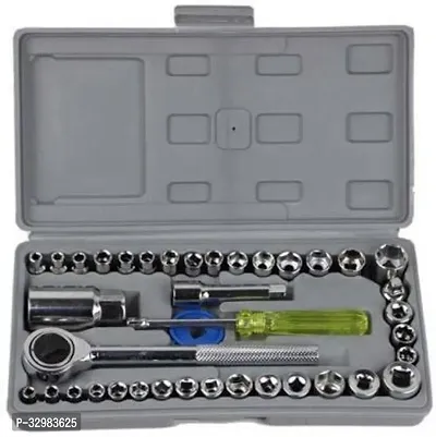 MHAX High_Quality 40pcs 1/4-Inch Socket Set Tool Wrench Combo Tools Kit Car_Repair_ Combination Screwdriver-thumb0