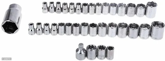 MHAX High_Quality 40pcs 1/4-Inch Socket Set Tool Wrench Combo Tools Kit Car_Repair_ Combination Screwdriver-thumb2