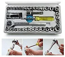 MHAX High_Quality 40pcs 1/4-Inch Socket Set Tool Wrench Combo Tools Kit Car_Repair_ Combination Screwdriver-thumb2