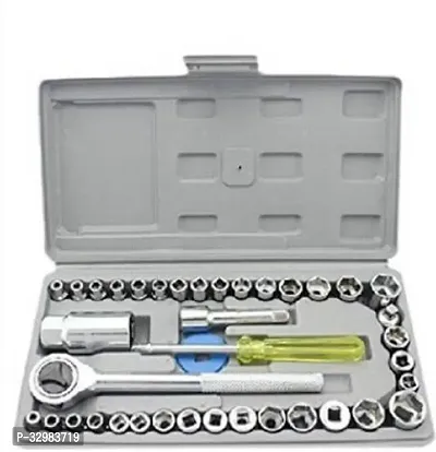 MHAX High_Quality 40pcs 1/4-Inch Socket Set Tool Wrench Combo Tools Kit Car_Repair_ Combination Screwdriver-thumb0