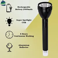 Rechargeable Flashlight with Dual LED Torch-thumb3