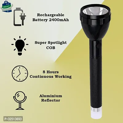 Rechargeable Flashlight with Dual LED Torch-thumb4