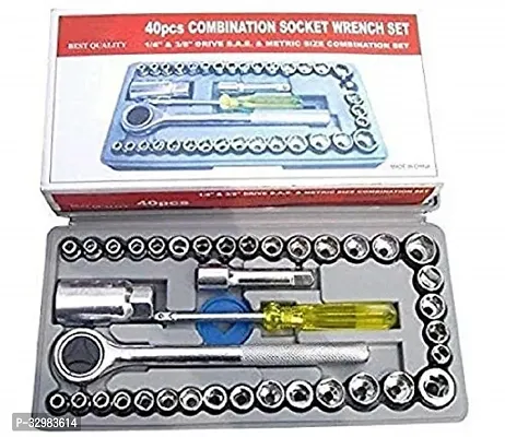 1/4-Inch Socket Set Tool Wrench Combo Tools Kit Pack of 40-thumb4