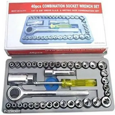 MHAX High_Quality 40pcs 1/4-Inch Socket Set Tool Wrench Combo Tools Kit Car_Repair_ Combination Screwdriver-thumb2