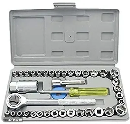 MHAX High_Quality 40pcs 1/4-Inch Socket Set Tool Wrench Combo Tools Kit Car_Repair_ Combination Screwdriver-thumb2