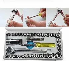 1/4-Inch Socket Set Tool Wrench Combo Tools Kit Pack of 40-thumb1