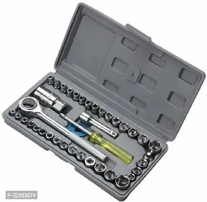 MHAX High_Quality 40pcs 1/4-Inch Socket Set Tool Wrench Combo Tools Kit Car_Repair_ Combination Screwdriver-thumb0