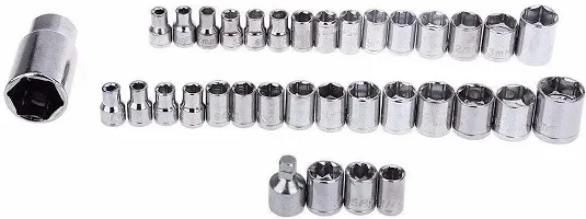 1/4-Inch Socket Set Tool Wrench Combo Tools Kit Pack of 40-thumb2