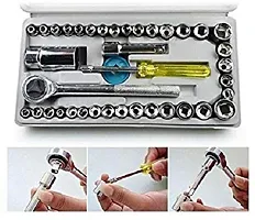 1/4-Inch Socket Set Tool Wrench Combo Tools Kit Pack of 40-thumb1