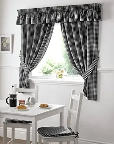 Curtains 2 Panels Set Thermal Insulated Window Treatment Solid Eyelet Darkening Curtain for Living Room Bedroom 7FT