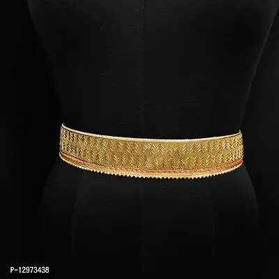 Saree Waist Belt Women saree belt cloth waist chain for women Kamarband Saree Hip belt Saree belt Free Size 26 To 40
