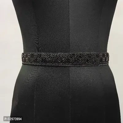 Saree Waist Belt Women saree belt cloth waist chain for women Kamarband Saree Hip belt Saree belt Free Size 26 To 40