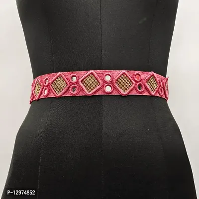 Buy Saree Waist Belt Women saree belt cloth waist chain for women Kamarband  Saree Hip belt Saree belt Free Size 26 To 40 Online In India At Discounted  Prices