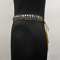 Saree Waist Hip Belt Kamarband For Women Saree Lehnga Choli Gown And Dress Size 24 To 38-thumb2