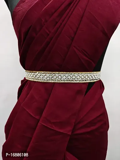 Saree Waist Hip Belt Kamarband For Women Saree Lehnga Choli Gown And Dress Size 24 To 38