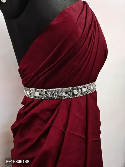 Saree Waist Hip Belt Kamarband For Women Saree Lehnga Choli Gown And Dress Size 24 To 38-thumb2