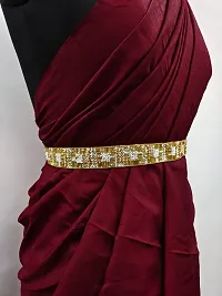 Saree Waist Hip Belt Kamarband For Women Saree Lehnga Choli Gown And Dress Size 24 To 38-thumb2