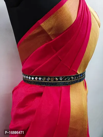 Saree Waist Hip Belt Kamarband For Women Saree Lehnga Choli Gown And Dress Size 24 To 38-thumb2