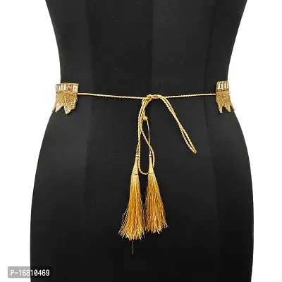 Saree Waist Hip Belt Kamarband For Women Saree Lehnga Choli Gown And Dress Size 24 To 38-thumb2