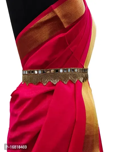 Saree Waist Hip Belt Kamarband For Women Saree Lehnga Choli Gown And Dress Size 24 To 38-thumb3