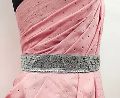 Saree waist belt kamarband grey-thumb1