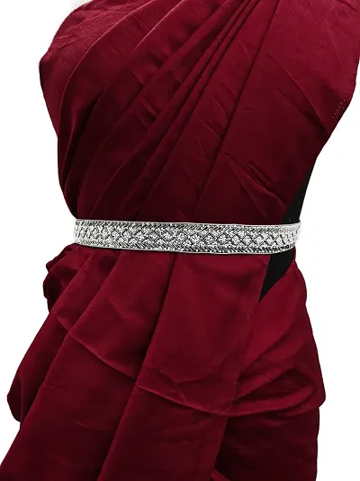 Buy Heeva Creation Embroidery Saree Belt Waist Belt For Ladies Stylish  kanduro For Girls, Women Saree, Western & Traditional Dress, Party  Designer.Color- Golden .1 Piece. at