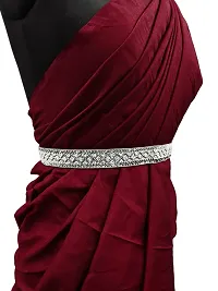 saree waist hip belt kamarband for women grey-thumb2