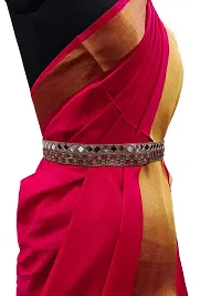 saree waist hip belt kamarband for women roj gold-thumb2