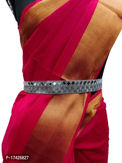 saree waist hip belt kamarband for women silver