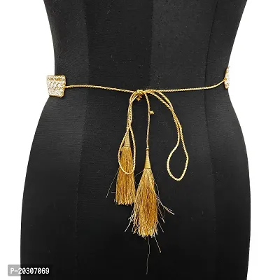 saree waist hip belt kamarband for women belt size 24 to 38-thumb2
