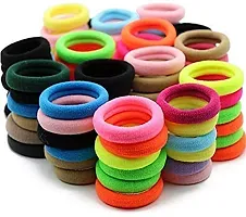 Airclip Textured Hair Rubber Bands For Women, Elastic Hair Bands (Set of 12 Multi-Colour Pieces) Hair Band For Girl/Women For Any Type of Hair-thumb1